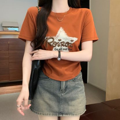 图片 29.216 Womens Short Sleeve Shirts V Neck Collared Button Down Shirt Tops with Pockets