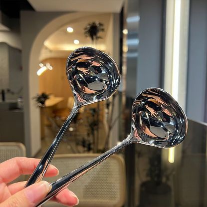 图片 Thickened stainless steel spoon