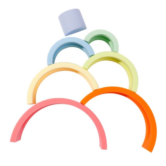 图片 Jenga kids silicone rainbow Jenga