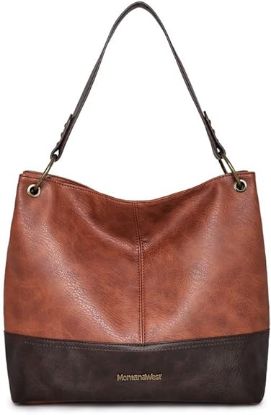图片 Montana West Hobo Bag Purses and Handbags for Women Top Handle Handbags with Pockets Zipper