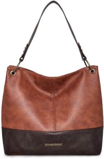 图片 Montana West Hobo Bag Purses and Handbags for Women Top Handle Handbags with Pockets Zipper